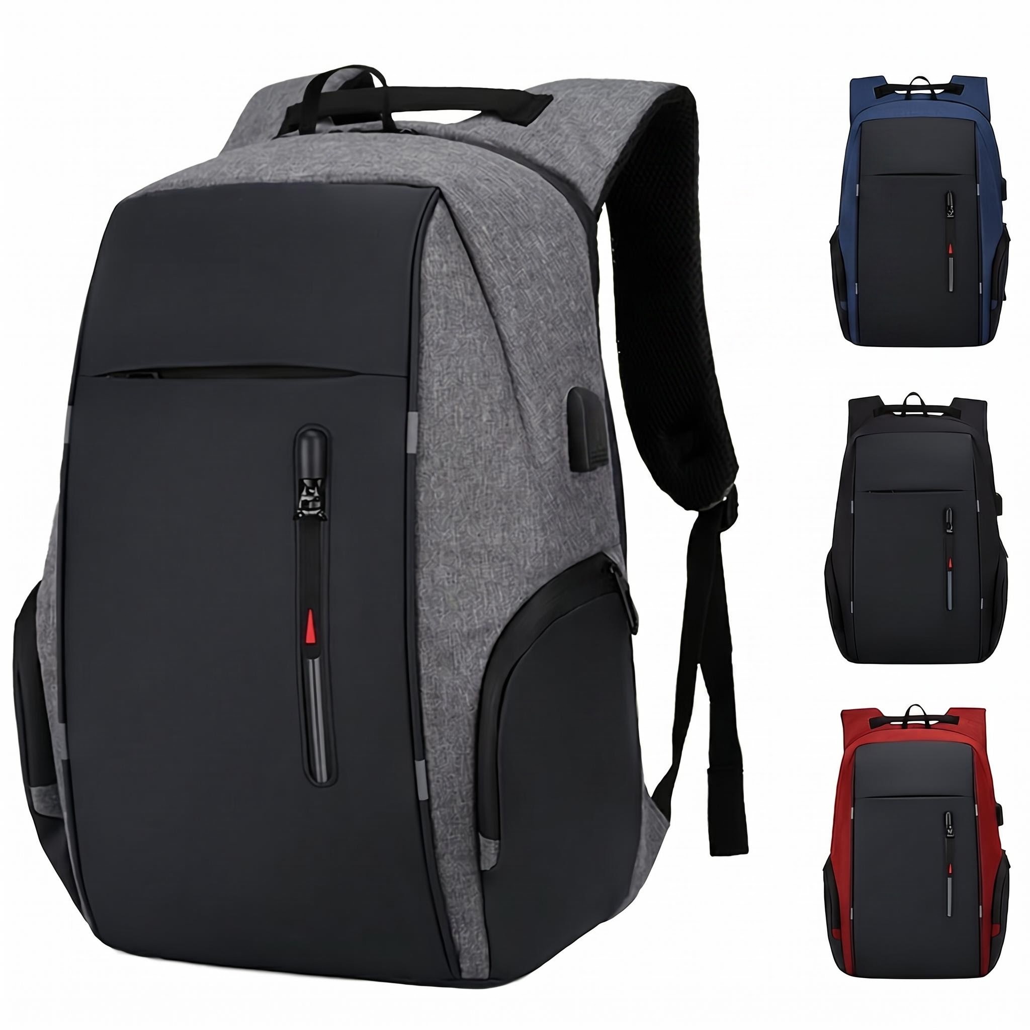 Laptop Backpack 15.6 - Antykradzieżowy męski plecak biznesowy na laptopa