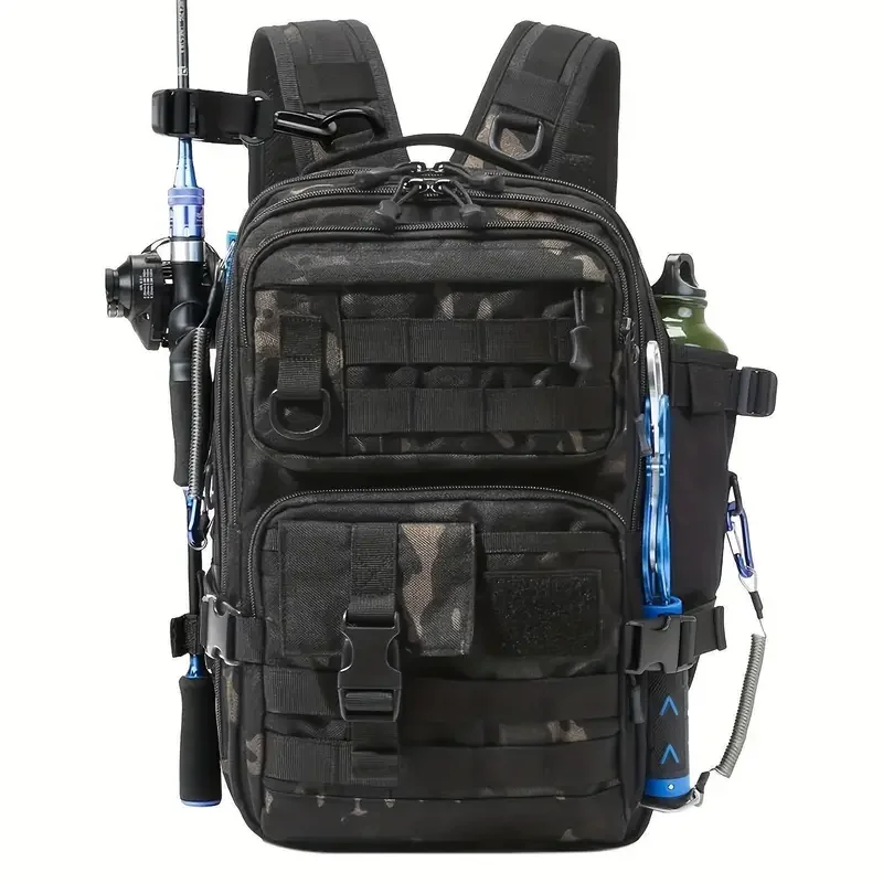 Sling Backpack Shoulder - Plecak wędkarski z nylonu 1000D, wodoodporny,