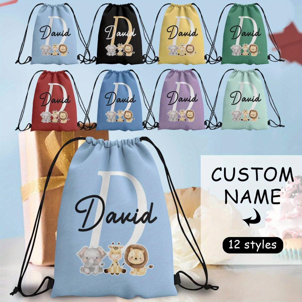 Drawstring Gym Bag - 1 szt. Uroczy plecak ze sznurkiem