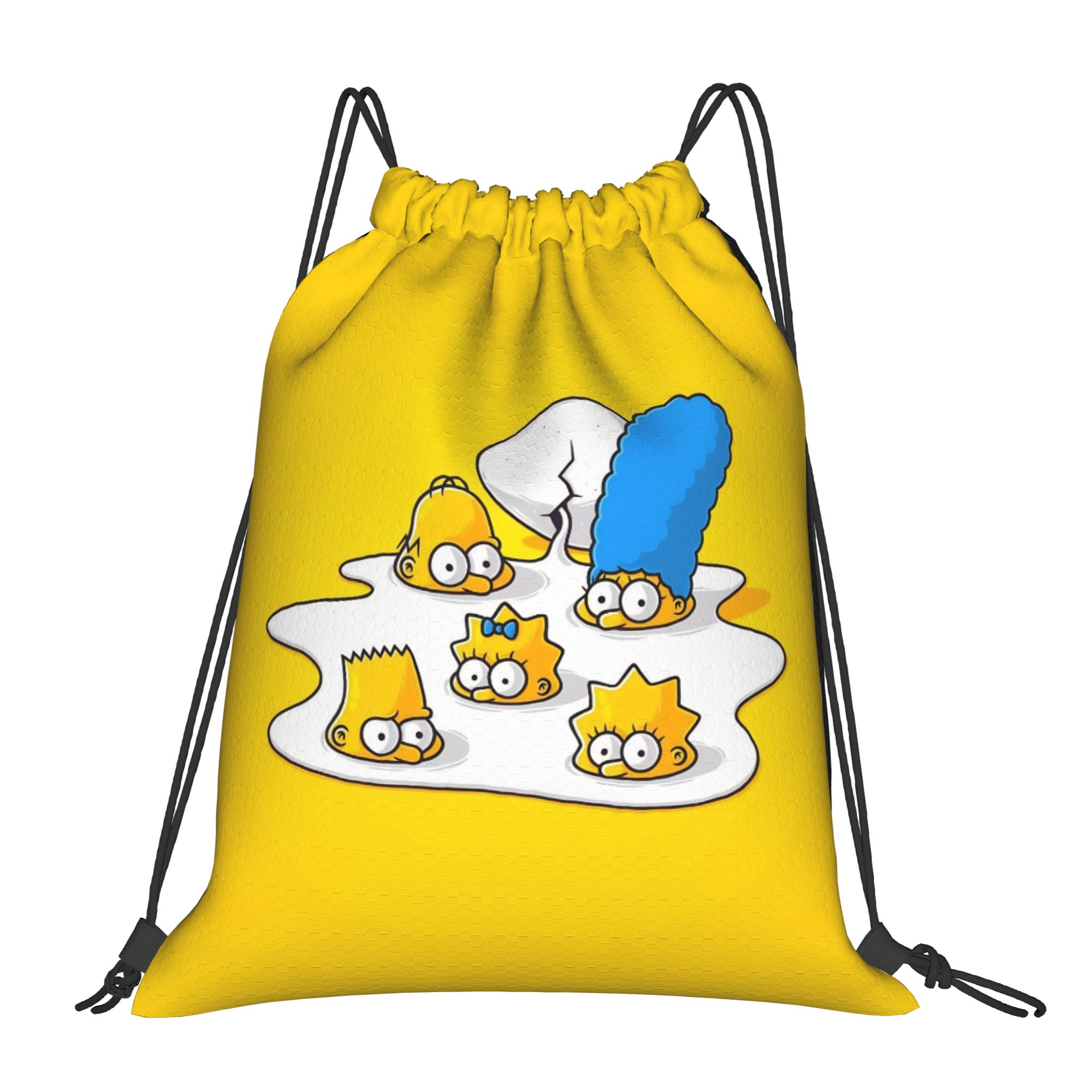 Drawstring Gym Bag - Plecak ze sznurkiem Simpsonsed Cartoon, wodoodporny