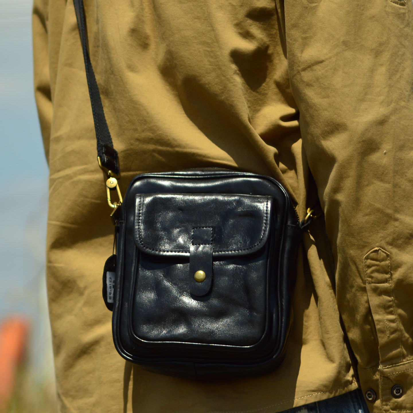 Leather Backpack Vintage - AETOO Skórzana męska torba biznesowa na