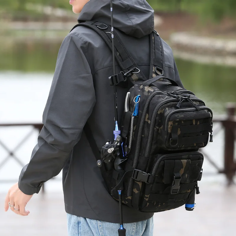 Plecak wędkarski z nylonu 1000 – Sling Backpack Shoulder recenzja i cena