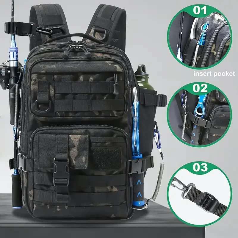 Plecak wędkarski z nylonu 1000 – Sling Backpack Shoulder recenzja i cena