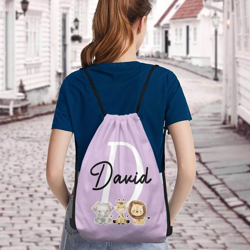 1 szt. Uroczy plecak ze sznurk – Drawstring Gym Bag recenzja i cena