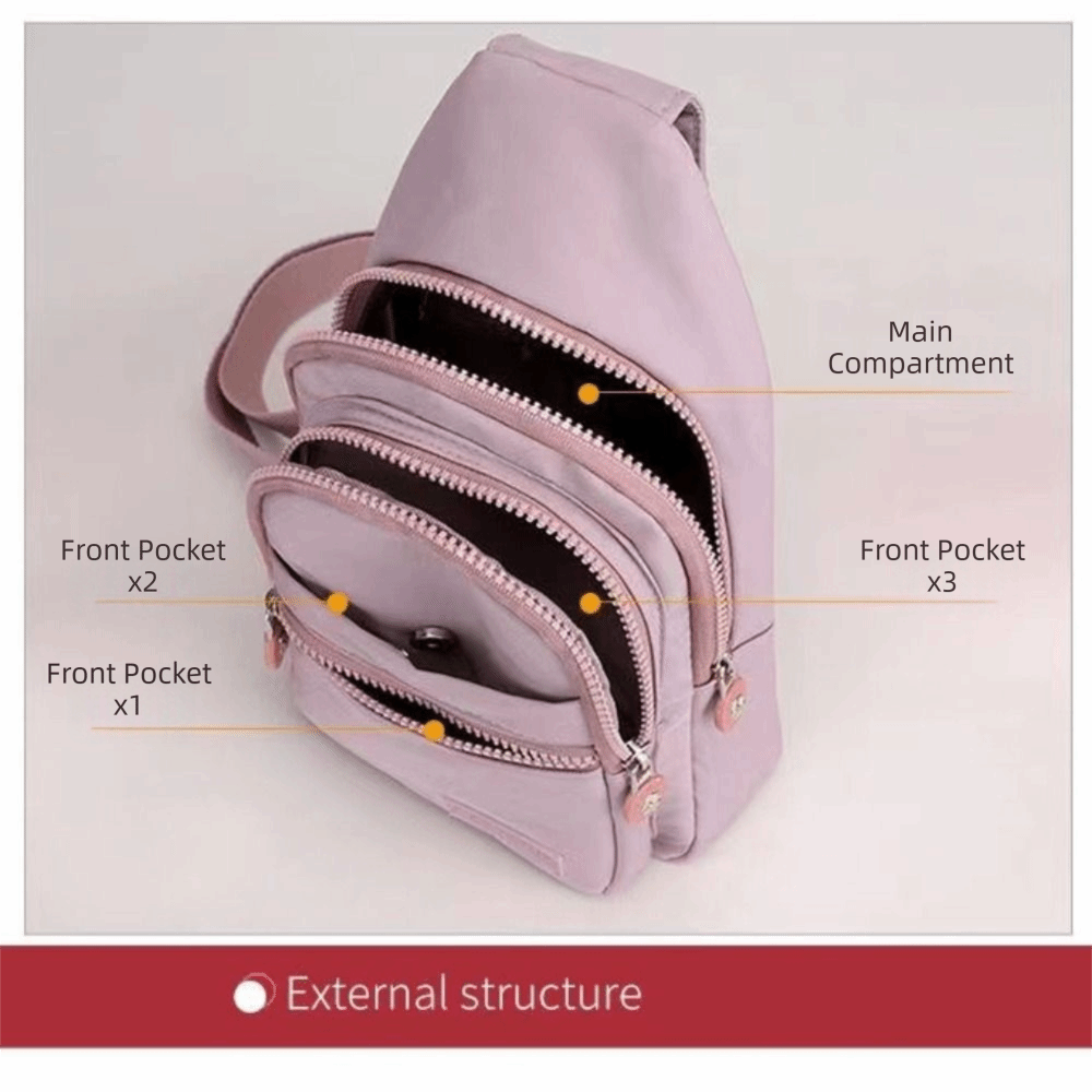 Nylonowe damskie torby na klat – Sling Backpack Shoulder recenzja i cena