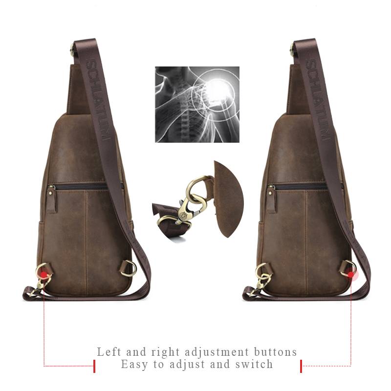 SCHLATUM 100% prawdziwej skóry – Leather Backpack Vintage recenzja i cena