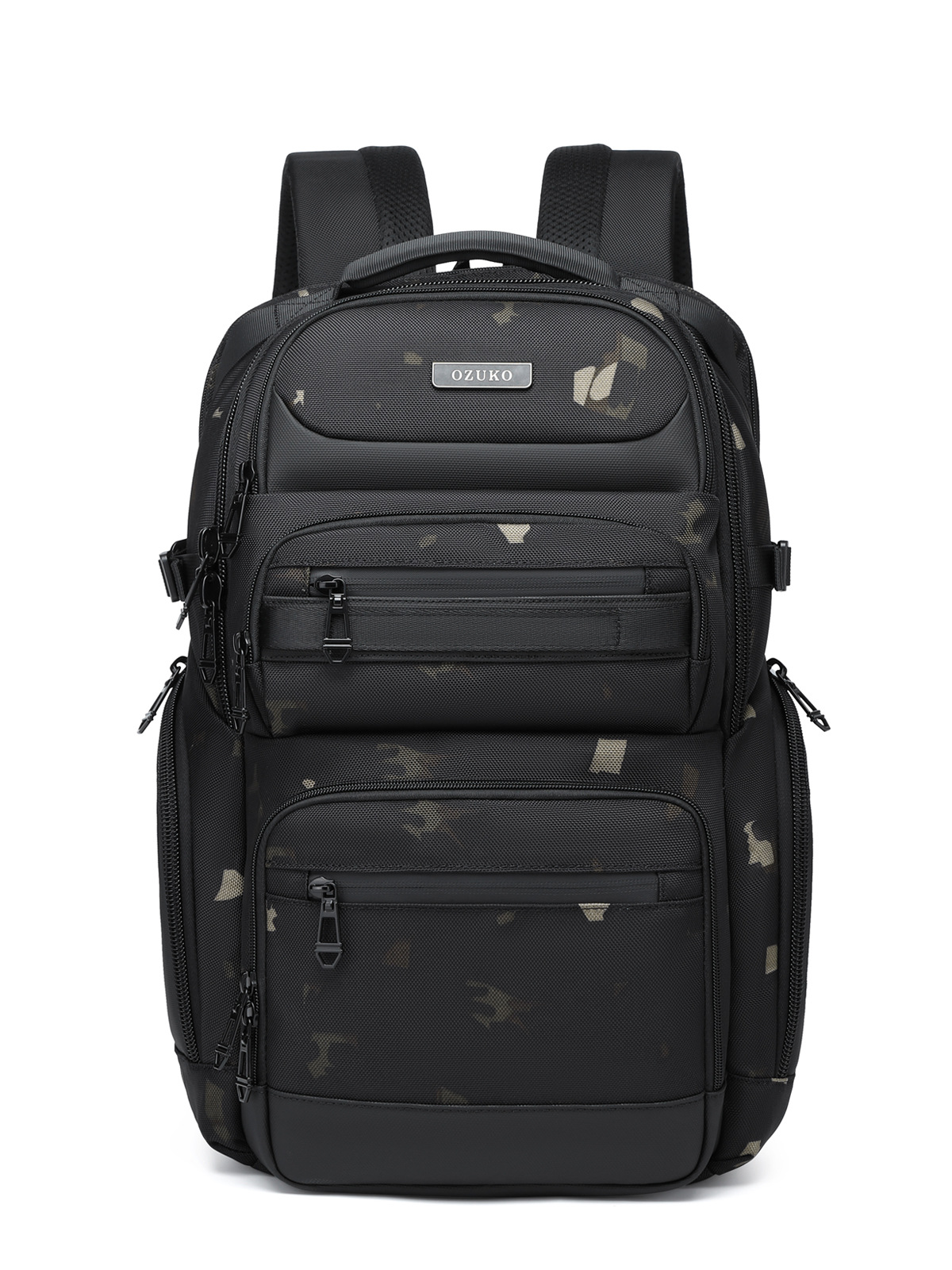 OZUKO Czarno-Szary Męski Pleca – Laptop Backpack 15.6 recenzja i cena