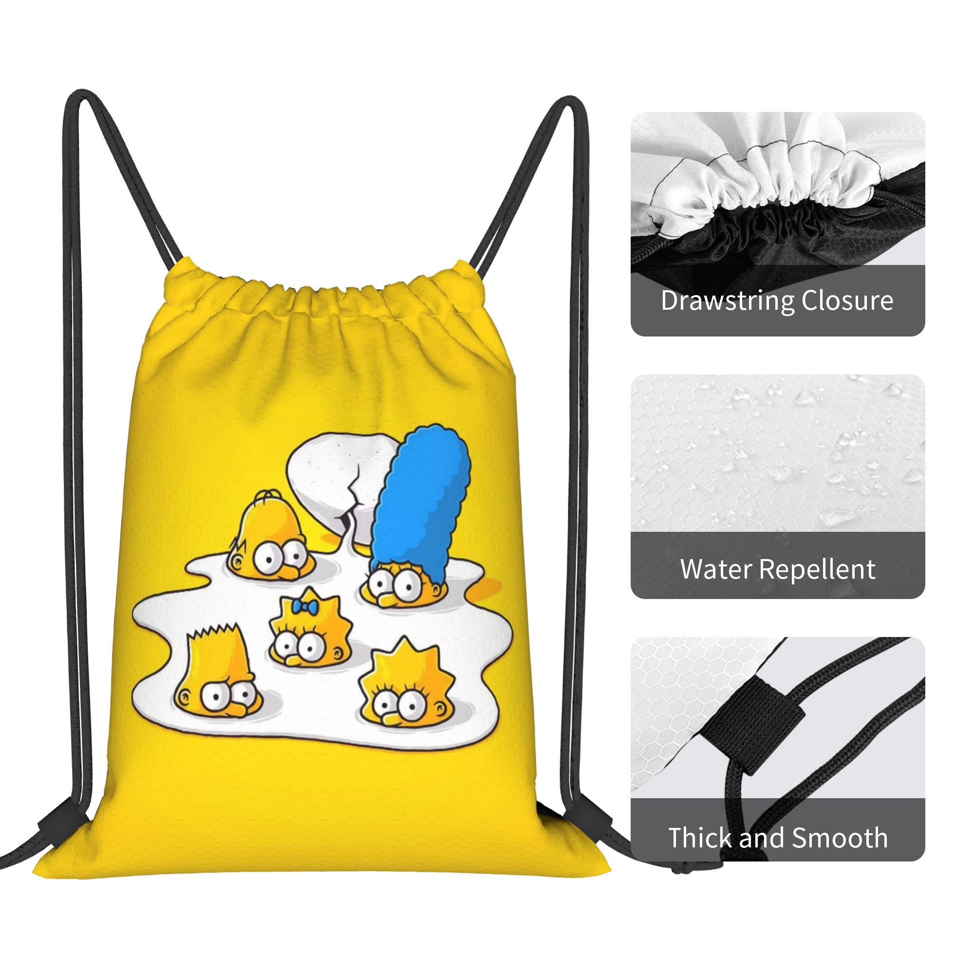 Plecak ze sznurkiem Simpsonsed – Drawstring Gym Bag recenzja i cena