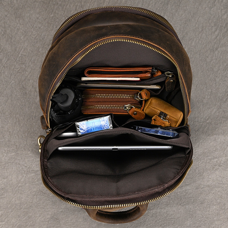 Duży rozmiar Torba na klatkę p – Leather Backpack Vintage recenzja i cena